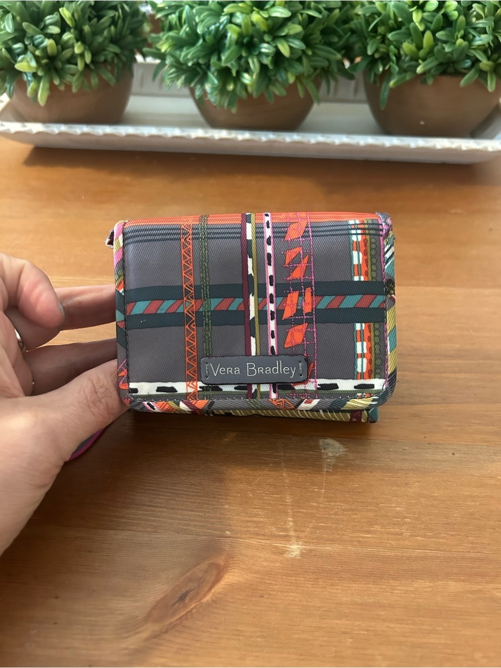 Vera Bradley
Midtown RFID Card Case in City Plaid